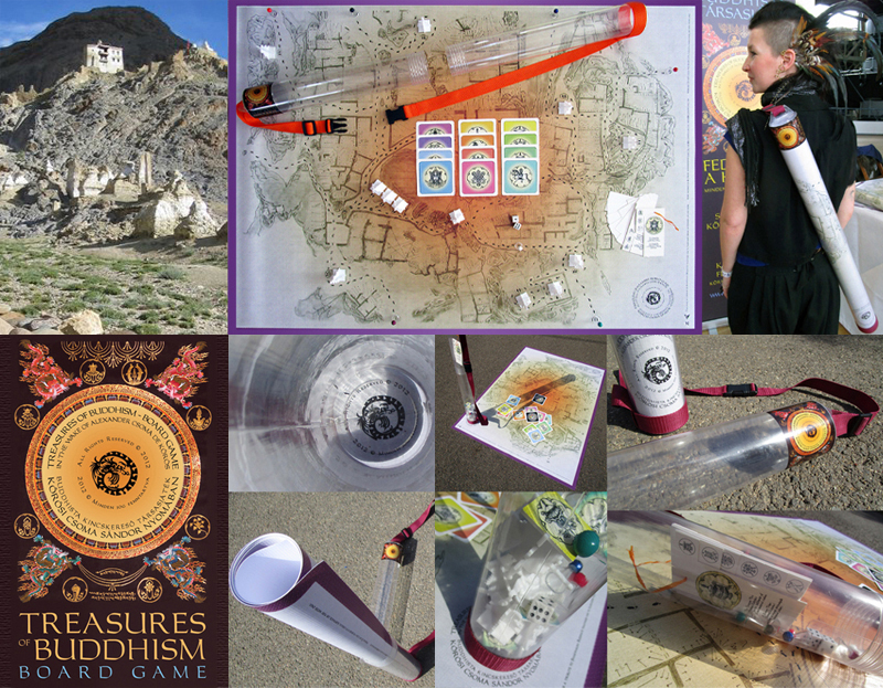 Treasure hunt in the Himalayas - board game