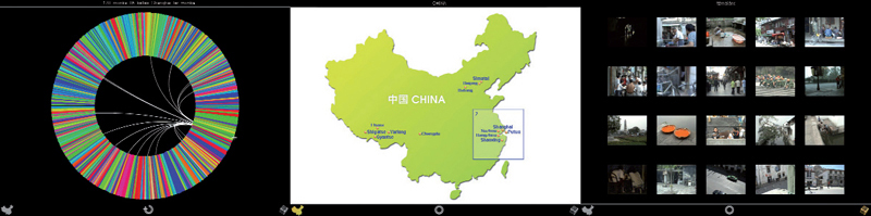 China Guide - interacive media installation; software developmen