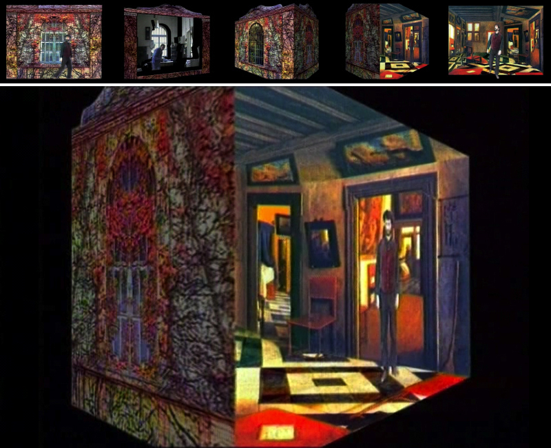 Map - video and media artwork, 1997